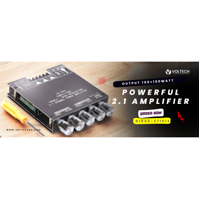 ZK TB-21 200 WATT 100+100 2.1 Amplifier: The Ultimate Sound Experience